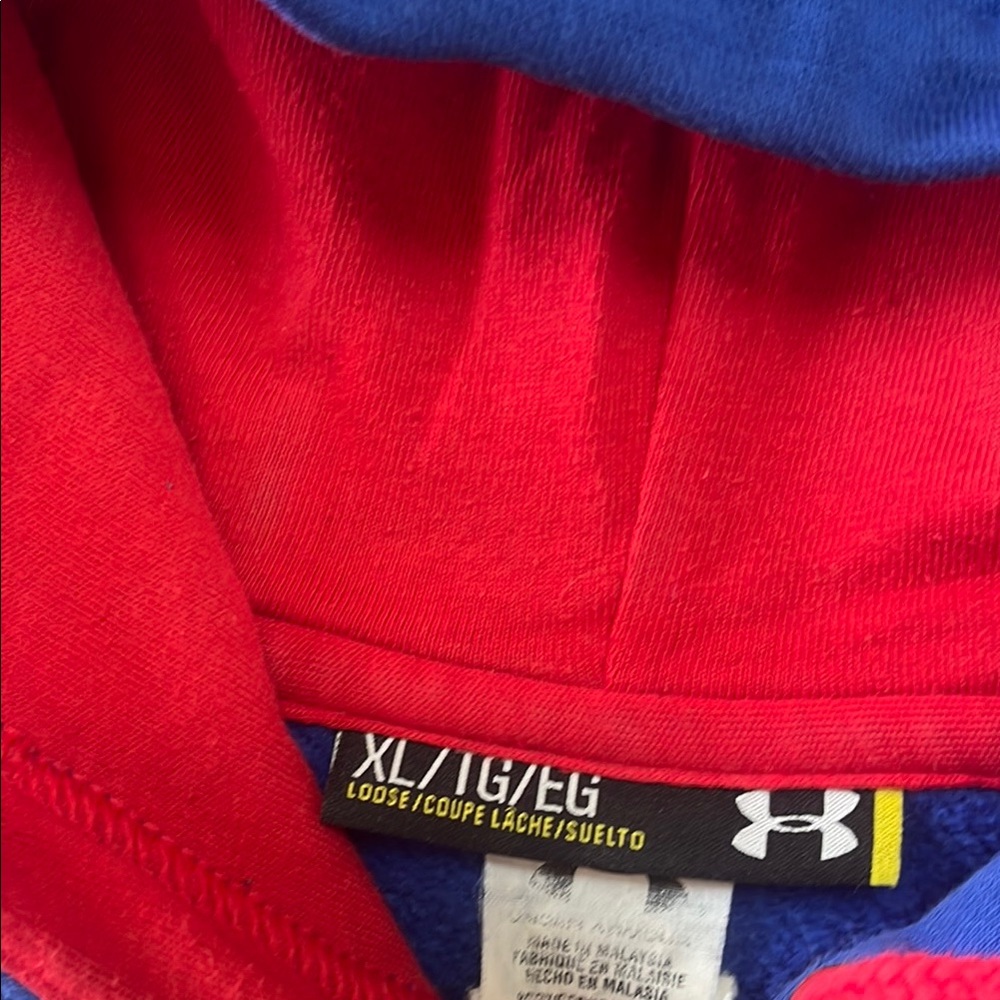 Under Armour Men's Blue Hoodie - Picture 2 of 3